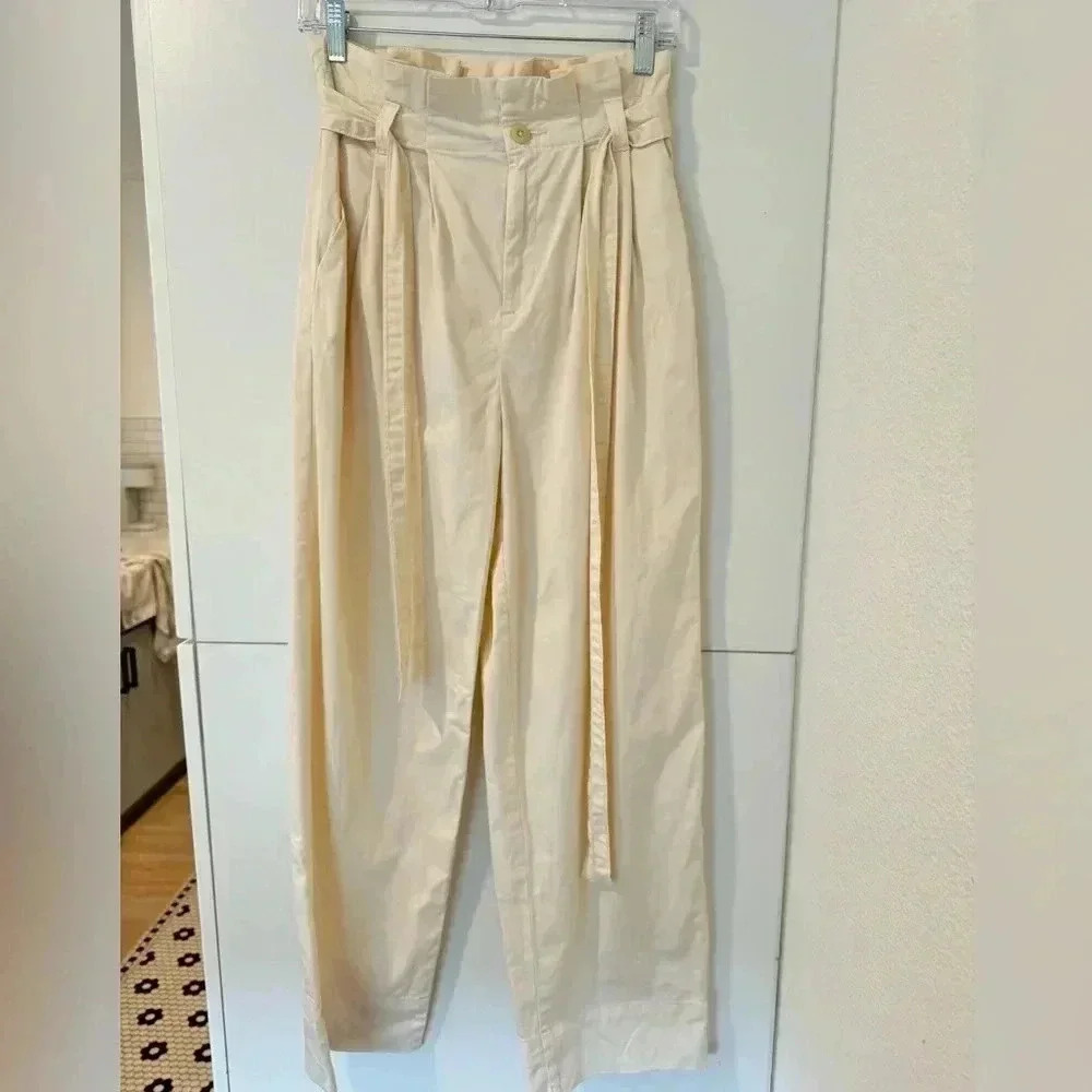 Everlane The Paper Bag Pant Organic Cotton size xs